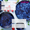 Palmer Plate deep Bama Blue 22 cm Blue Stoneware 2 piece(s)