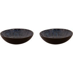 Palmer Plate deep Lester 21 cm Blue Black Stoneware 2 piece(s)