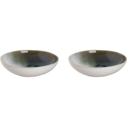 Palmer Plate Deep Nordic 22.5 cm White Stoneware 2 piece(s)