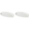 Palmer Plate White Delight 28 x 19 cm White Porcelain 2 piece(s)