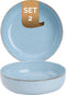 Palmer Schaal Antigo 15 cm 47 cl Lichtblauw Porselein 2 stuks