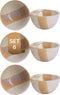 Palmer Schaal Beach 15.5 cm 80 cl Beige Stoneware 6 stuks