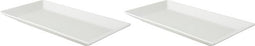 Palmer Schaal White Delight 28.5 x 15 cm Wit Porselein 2 stuks