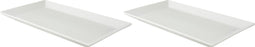 Palmer Schaal White Delight 33 x 18.5 cm Wit Porselein 2 stuks