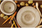 Palmer Serviesset Earth Stoneware 6-persoons 24-delig Bruin