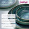 Palmer Serviesset Miami Stoneware 6-persoons 24-delig Groen