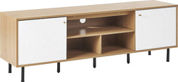 PALMER - TV-meubel - Lichte houtkleur - MDF