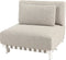 Paloma modular middenelement wit aluminium 4 Seasons Outdoor