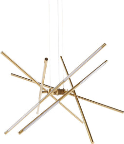 PALUN - Hanglamp LED - Goud - Metaal