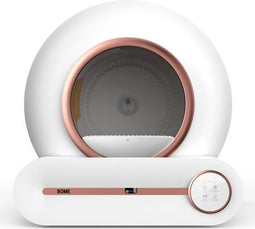 BOME Zelfreinigende Kattenbak - Automatisch - App en Touchscreen - 65L - Rosé