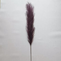 Pampas gras 130 cm donkerpaars kunstbloem