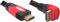 Delock 2m HDMI - HDMI Kabel - Male/male - Rood Zwart