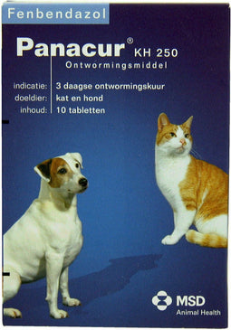 Panacur Ontworming - Hond En Kat - 10 Tabletten