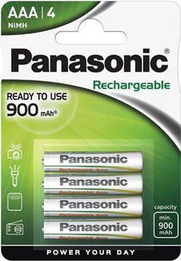 Panasonic 900mAh NiMh AAA Nikkel-Metaalhydride (NiMH) 1,2 V