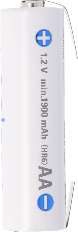 Panasonic Eneloop BK-3MCC Mignon AA met U-vormige soldeerlip