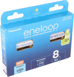 Panasonic Eneloop Mignon 8-pack incl. 2 AccuCell-batterijdozen Gratis