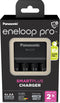 Panasonic Eneloop PRO Snelle Oplader inclusief 4 Pro AA 2500mAh batterijen BQ-CC55