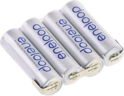 Panasonic eneloop Reihe F1x4 Accupack Aantal cellen: 4 Batterijgrootte: AA (penlite) Z-soldeerlip NiMH 4.8 V 1900 mAh