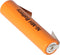 Panasonic Flat Top HHR-70AAAE4 NiMH-batterij 1,2 V 700 mAh / AAA met soldeerlip U-vorm