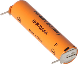 Panasonic HHR-70AAAE4 NiMH batterij 1.2V 700mAh AAA met 1 print op plus en min contact