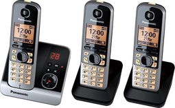 Panasonic KX-TG6723 GB - Trio DECT telefoon - Antwoordapparaat - Zwart