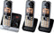 Panasonic KX-TG6723 GB - Trio DECT telefoon - Antwoordapparaat - Zwart
