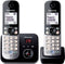 Panasonic KX-TG6822GB - Duo DECT telefoon - Antwoordapparaat - Zwart/Zilver