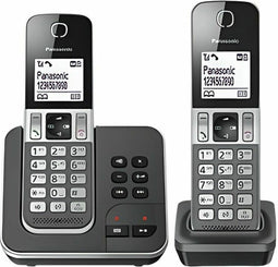 Panasonic KX-TGD322 DECT Nummerherkenning Zwart, Grijs