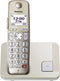 Panasonic KX-TGE250 DECT-telefoon Nummerherkenning Champagne, Goud