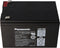 Panasonic LC-RA1212PG1 batterij 12 volt 12Ah stekkercontacten 6,3 mm