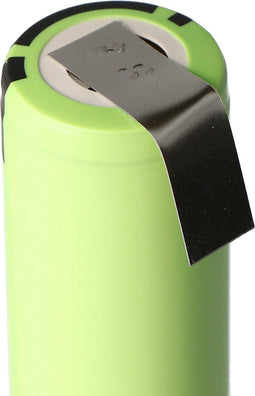 Panasonic NCR18650B 3.6V - 3.7V 3400mAh Li-ionbatterij + soldeerlip U