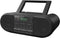 Panasonic RX-D552E-K Radio/CD-speler VHF (FM), DAB+ DAB+, FM, Bluetooth, CD, USB, AUX Incl. afstandsbediening Zwart