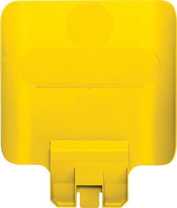 Paneel Slim Jim recyclestation geel