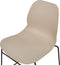 PANORA - Eetkamerstoel set van 4 - Beige - Plastic