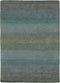 Panorama Grey Blue Vloerkleed - 60x90 - Rechthoek - Laagpolig Tapijt - Modern - Meerkleurig