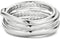 TI SENTO Dames Ring - 925 zilver - Zirconia wit - Maat 18.50 mm / maat 58 - 12056ZI