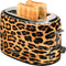 Panther Toaster - Broodrooster - Design toaster met Panter Print - Brood rooster met uitneembare kruimellade en extra hoge broodlift - 6 warmteniveaus en ontdooifunctie