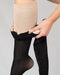 Pantique Amsterdam - Fleece panty - Maat L/XL - Huidskleur - Zachte panty - Thermo panty - Warme panty