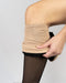 Pantique Paris - Fleece panty - Maat S/M - Huidskleur - Zachte panty - Thermo panty - Warme panty - Hourglass - Zandloper effect