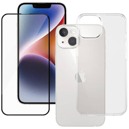 PanzerGlass 2-in-1 Bundle Glass + Case BULK Set (hoesje + beschermglas) Apple iPhone 14 Transparant