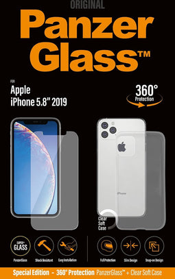 PanzerGlass Apple iPhone 11 Pro 360 complete bescherming tpu hoes en beschermglas