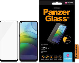 PanzerGlass Case Friendly Gehard Glas Screenprotector Geschikt voor Motorola Moto G9 Power - Zwart