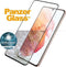 PanzerGlass Case Friendly Gehard Glas Screenprotector Geschikt voor Samsung Galaxy S21 - Zwart