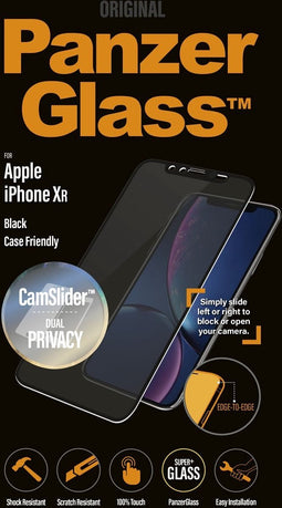 PanzerGlass CF Privacy Tempered Glass CamSlider Zwart Screenprotector Apple iPhone 11 / Xr
