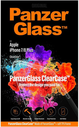 PanzerGlass ClearCase iPhone 8 Plus / 7 Plus hoesje - Transparant