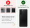 PanzerGlass Edge to Edge Screenprotector geschikt voor Samsung Galaxy S21 Plus Glazen Screenprotector - Case Friendly - Zwart