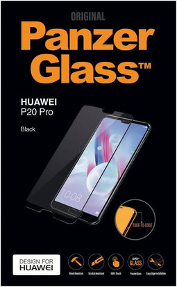 PanzerGlass Gehard Glas Screenprotector voor de Huawei P20 Pro - Zwart