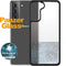 PanzerGlass Hoesje Geschikt voor Samsung Galaxy S21 - PanzerGlass Anti-Bacterial ClearCase - Zwart