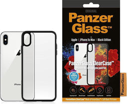 PanzerGlass iPhone XS Max ClearCase BlackFrame Transparant Hoesje