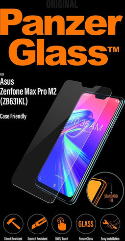 PanzerGlass Premium Case Friendly Glazen Screenprotector Asus Zenfone Max Pro M2